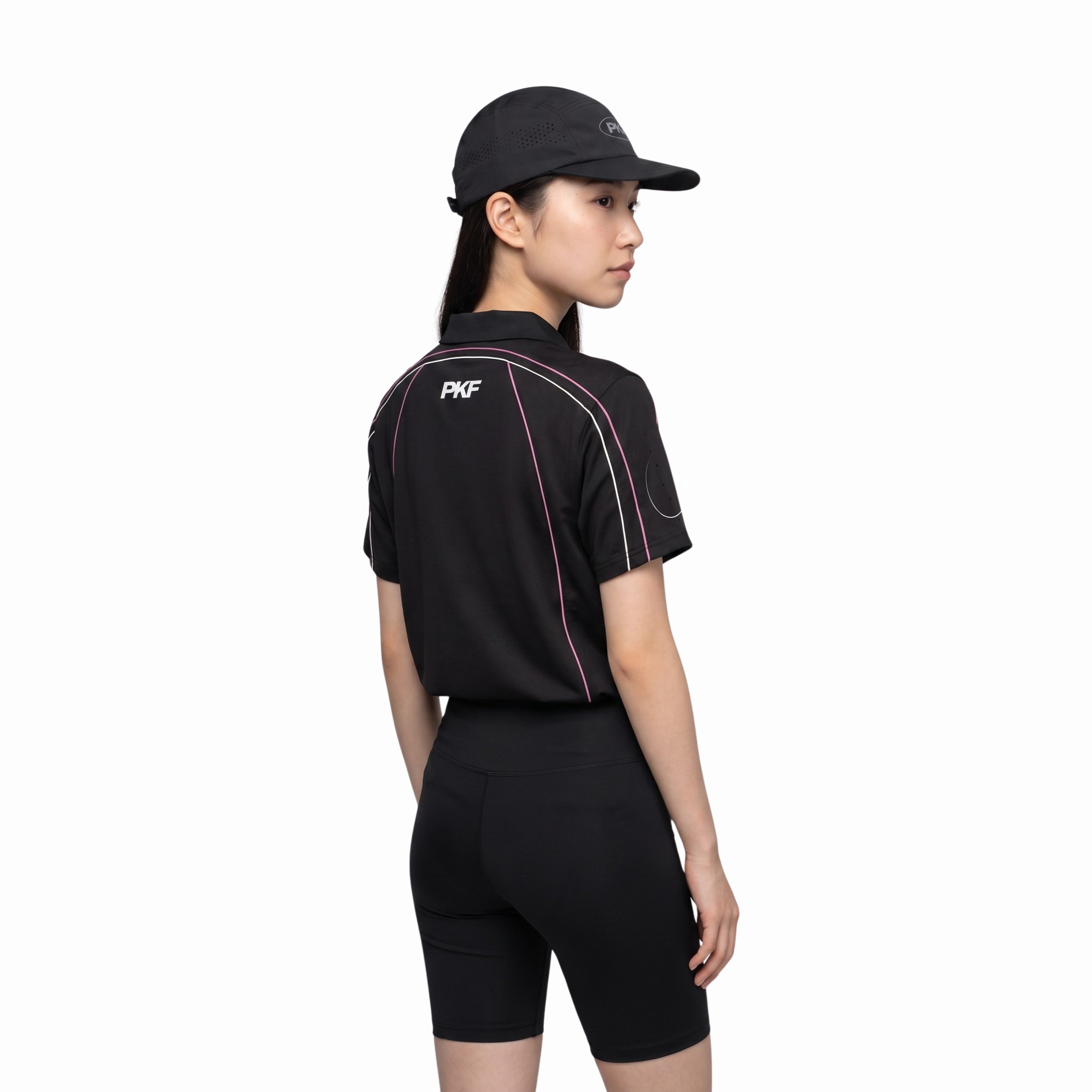Short cycliste PKF porté — dos